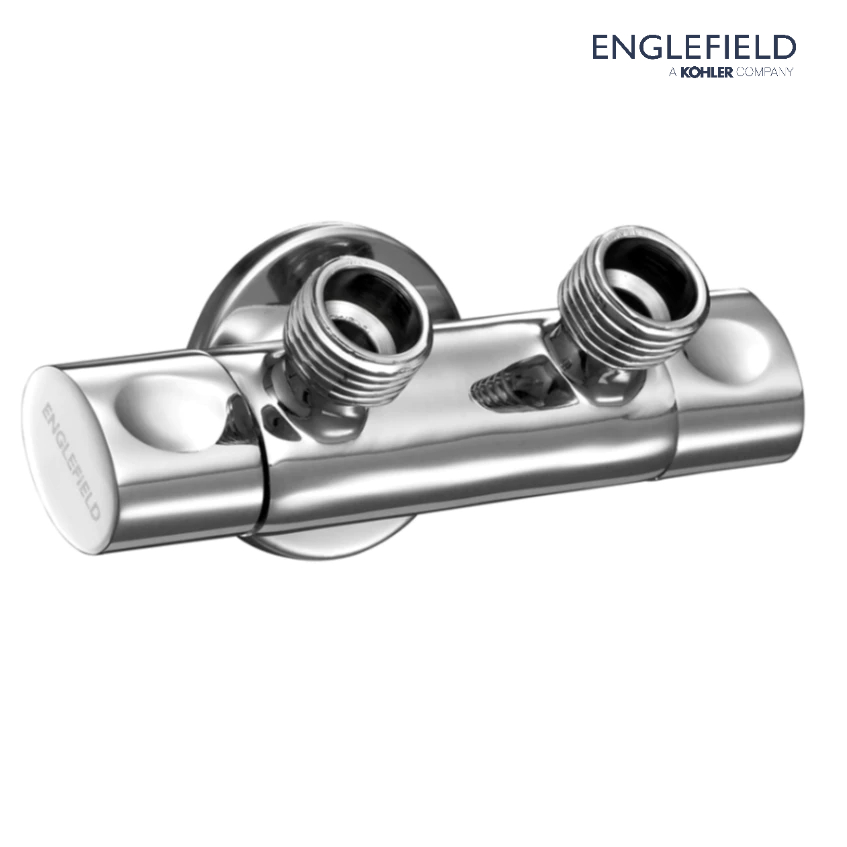 ENGLEFIELD Stop Valve G1/2"Double Outlet / Double Control วาล์วเปิด-ปิดน้ำ G1/2" แบบเข้า 1 ออก 2 K-17218X-CP