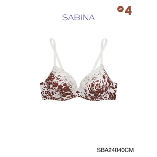 Sabina Doomm Doomm Level 4 เสื้อชั้นใน มีโครง รหัส SBA24040CM - สีช็อคโกแลต