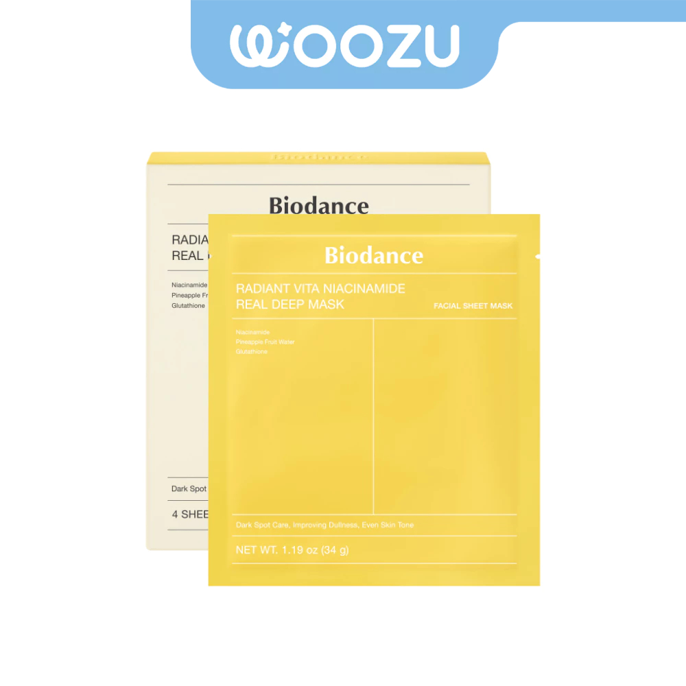 BIODANCE Radiant Vita Niacinamide Real Deep Mask 34g (8ea/12ea)