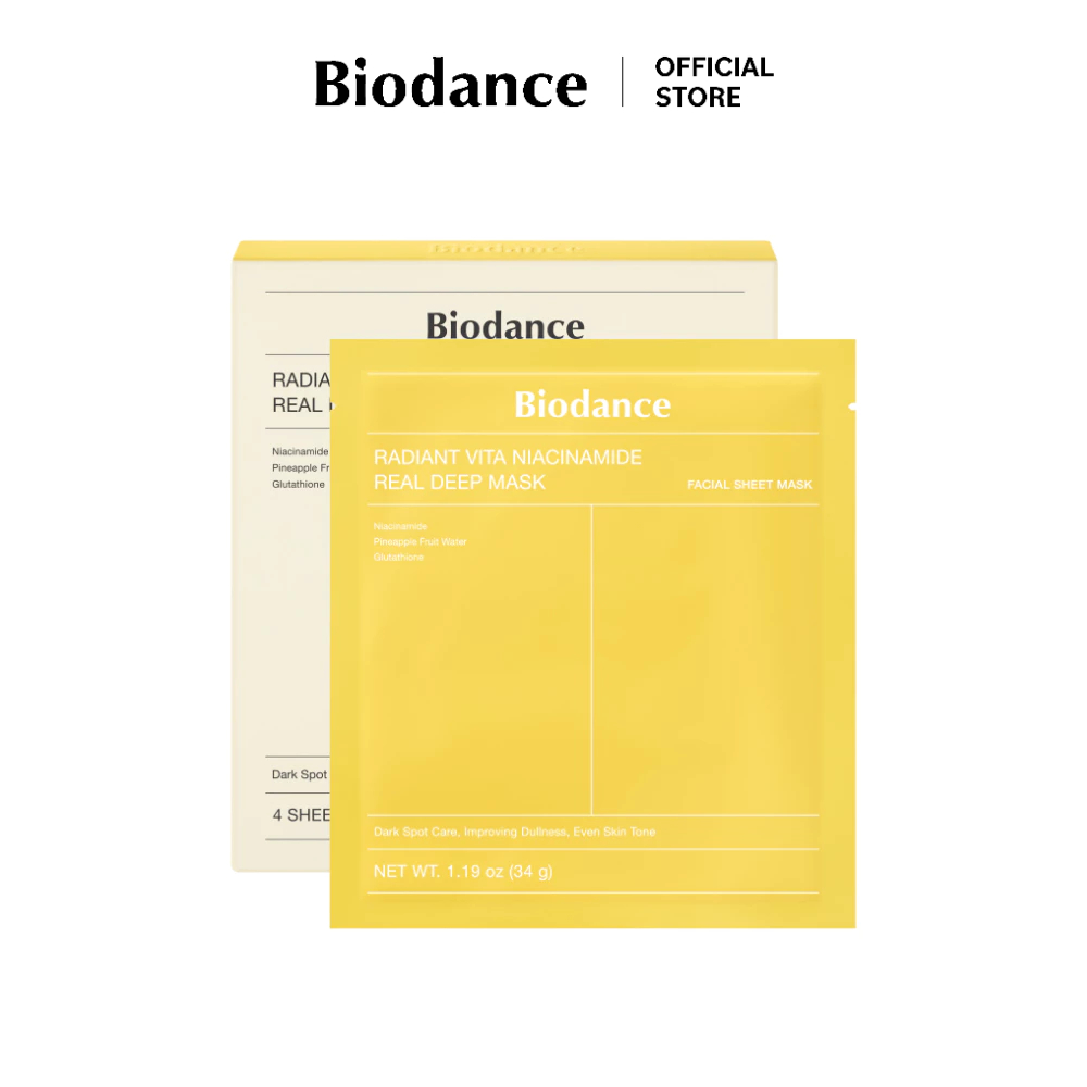 BIODANCE Radiant Vita Niacinamide Real Deep Mask 34g