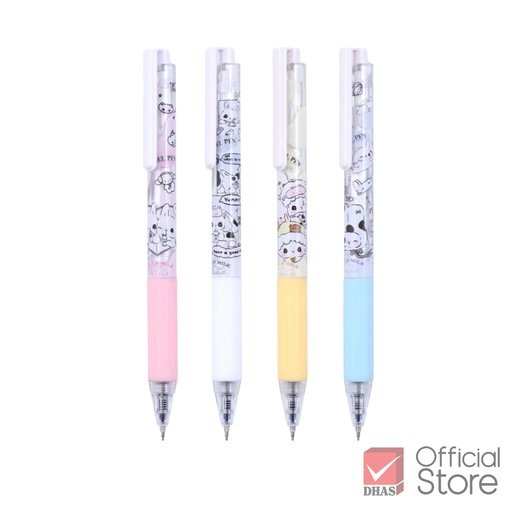 Quantum ปากกา ปากกาเจล มิลก์กี้ (Milky) 0.38 นํ้าเงิน คละลาย จำนวน 1 ด้าม