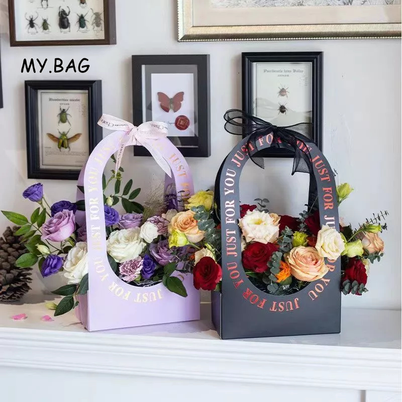 🌷🌷BAG🌷🌷 ถุงกระดาษ DIY อุปกรณ์บรรจุของขวัญ กระเป๋าถือกระดาษ ถุงบรรจุดอกไม้ ถุงใส่ของขวัญ มีหลายขนาดให้เลือก เรียบหรู