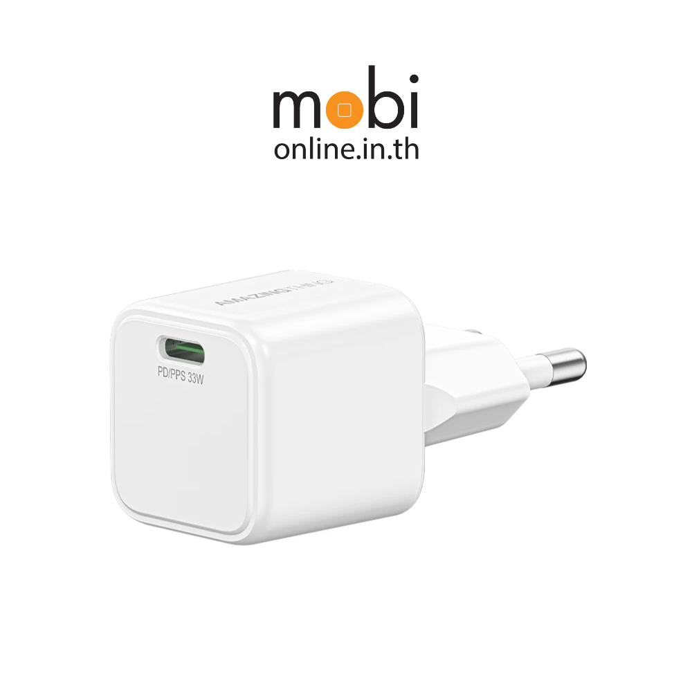 อะแดปเตอร์ AMAZINGthing Wall Charger 1 USB-C Explorer Pro GaN 33W - White