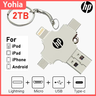 พร้อมส่ง) แฟลชไดรฟ์ 2TB 4-in-1 USB 3.0 Type-C สําหรับ i O Sแท็บเล็ต Android สมาร์ทโฟน PC