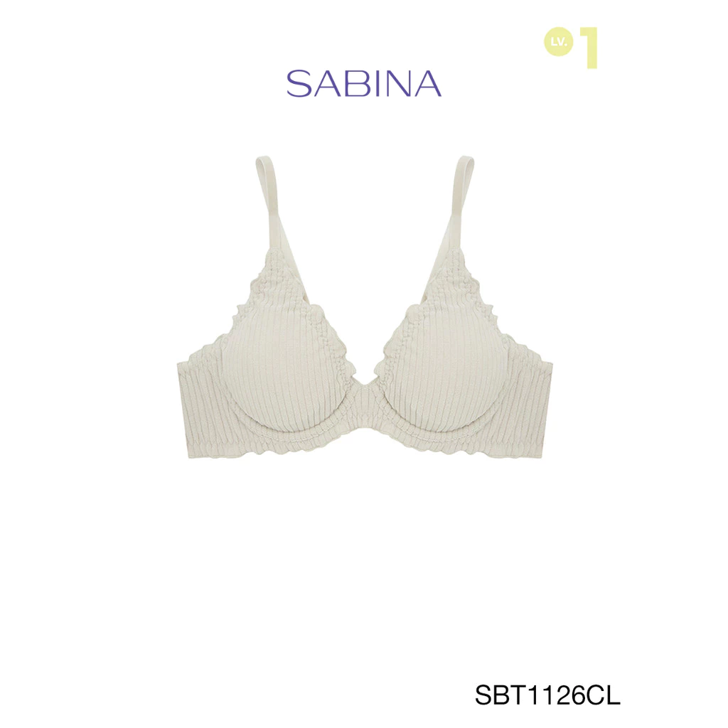 SABINA l Maggie Mae Call Me Your Darling เสื้อชั้นในมีโครง รหัส SBT1126CL - สีครีม