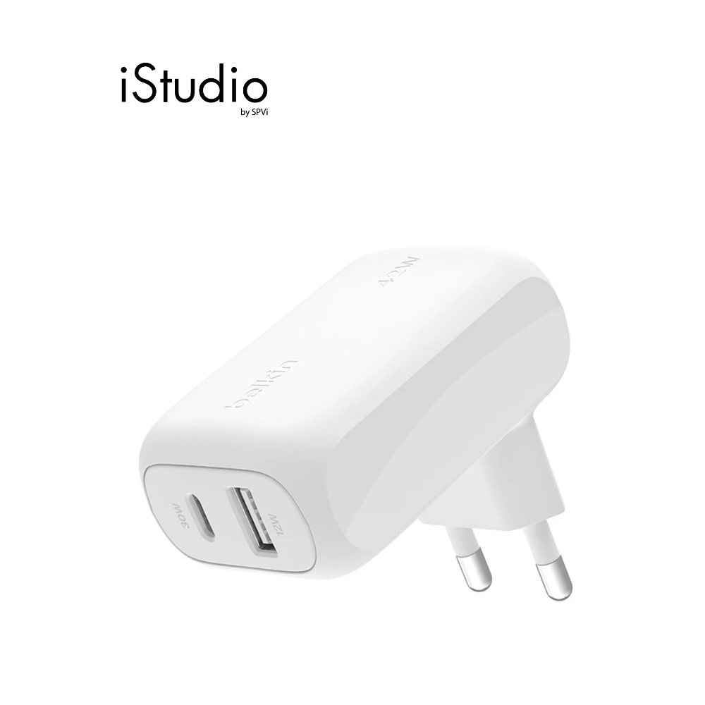 อะแดปเตอร์ Belkin Wall Charger 42W 1 USB-A / 1 USB-C White