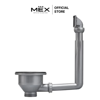 MEX รุ่น B203 สะดืออ่าง Big Basket พร้อมท่อน้ำล้น ขนาด 3.5 นิ้ว, BKT35B (ตะกร้ากรองเศษอาหาร)