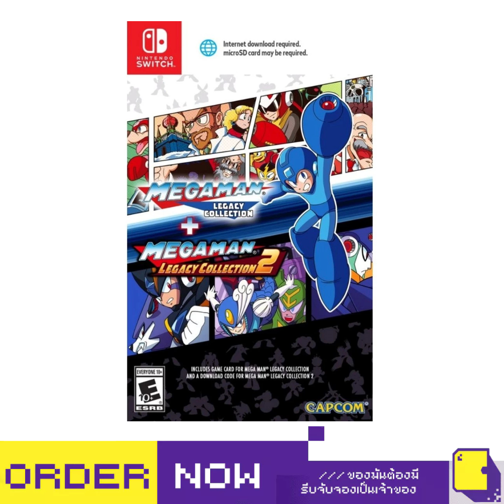 [+..••] NSW MEGA MAN LEGACY COLLECTION + MEGA MAN LEGACY COLLECTION 2 (เกม Nintendo Switch™🎮)