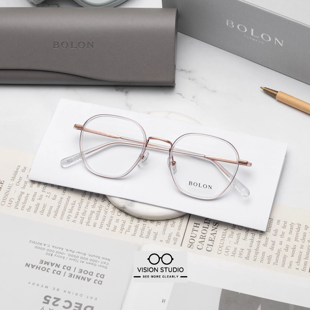 แว่นสายตา BOLON รุ่น BJ6112 B93 Transparent Rose Gold