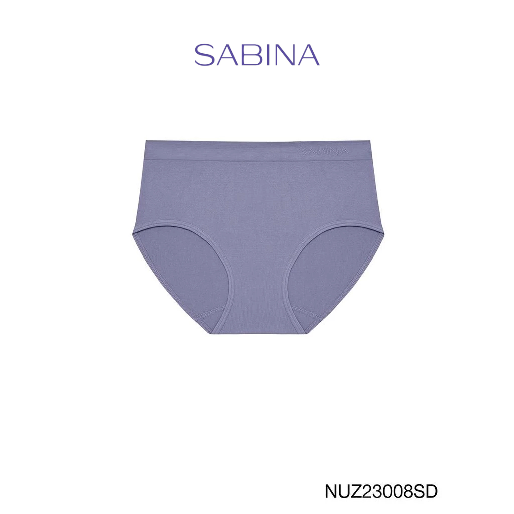 [Online Exclusive]  Sabina Panty Zone Seamless Fit Seamless Series กางเกงในทรงเอวสูงปานกลาง รหัส NUZ23008SD - สีเทาเข้ม