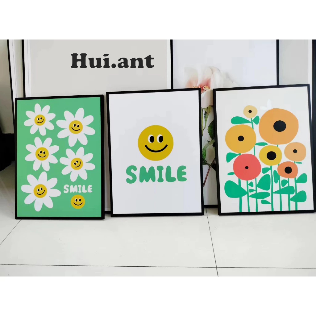 🎪 HUI 🎪 รูปภาพ 20*30 ซม. พร้อมส่งทุกชุด รูปภาพติดผนัง รูปภาพแขวนผนัง ภาพ3รูปพร้อมกรอบ