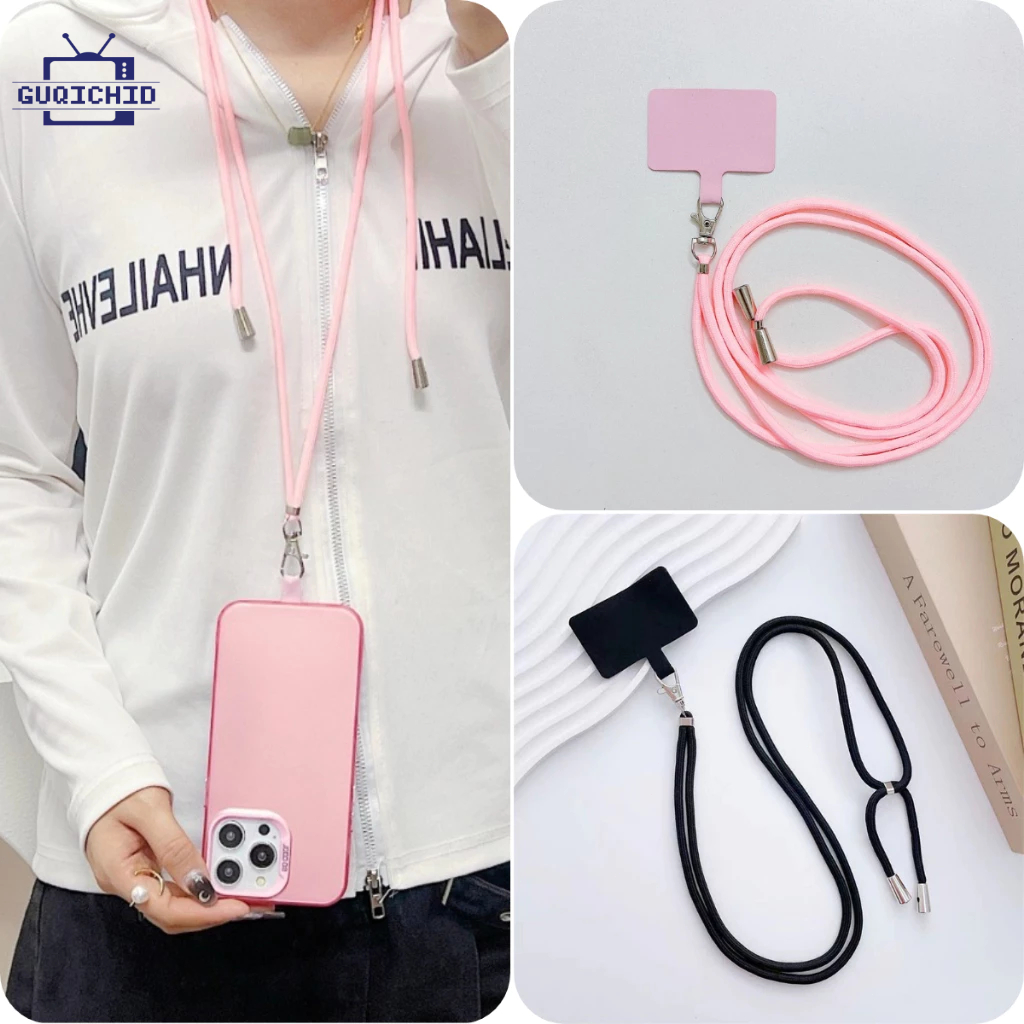สายคล้องคอโทรศัพท์แบบปรับได้ สายคล้องแบบไม่มีรู สายคล้องแบบไขว้ เคสโทรศัพท์แบบมีสายคล้อง