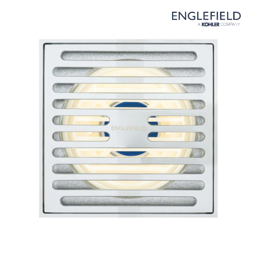 ENGLEFIELD Brass floor drain square ตะแกรงกันกลิ่นทองเหลืองเหลี่ยมท่อ 2นิ้ว K-27511X-CP