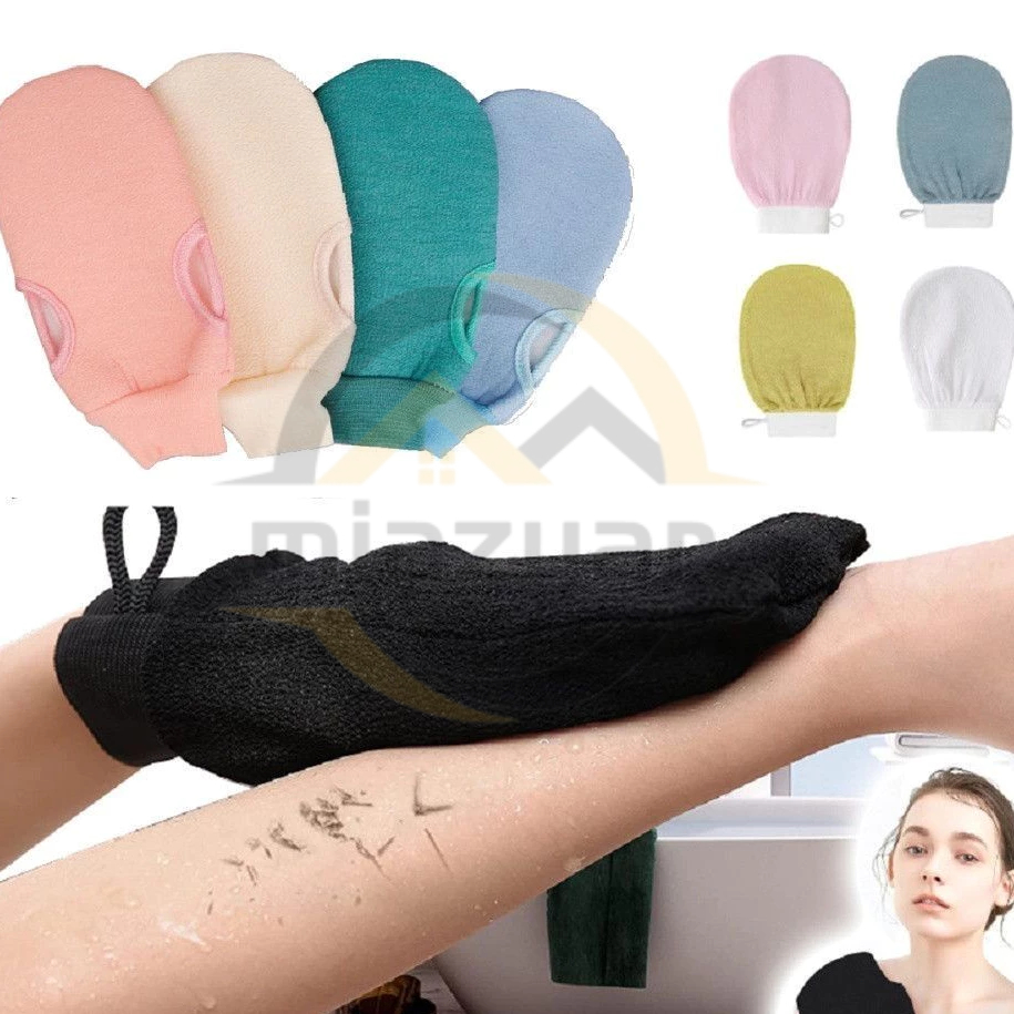 COD ถุงมืออาบน้ำ ถุงมือขัดผิวอาบน้ำ ถุงมือขัดผิว สปา ทําความสะอาดร่างกาย
