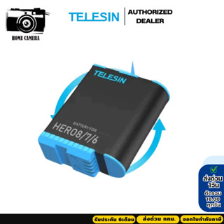 Telesin แบตเตอรี่  สำหรับ Gopro 8/7/6/2018