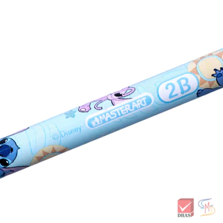 (แพ็ค 4) Master Art ดินสอ ดินสอดำ 2B และ HB ลาย Stitch ลิขสิทธิ์แท้ จำนวน 4 แท่ง