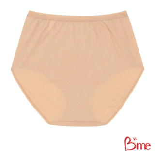 B'me กางเกงในเอวสูงผ้า Cotton รุ่น ME7101 (แพ็ก4ตัว) สีดำ สีนู้ด