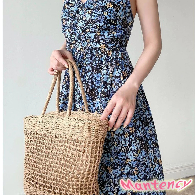 สไตล์ฝรั่งเศส ลายดอกไม้ คอวี สลิป เดรส สไตล์หวานร้อนแรง เดรส ผ่า ย้อนยุค เดรส ยาว ผู้หญิง-MTY - รูปที่ 5