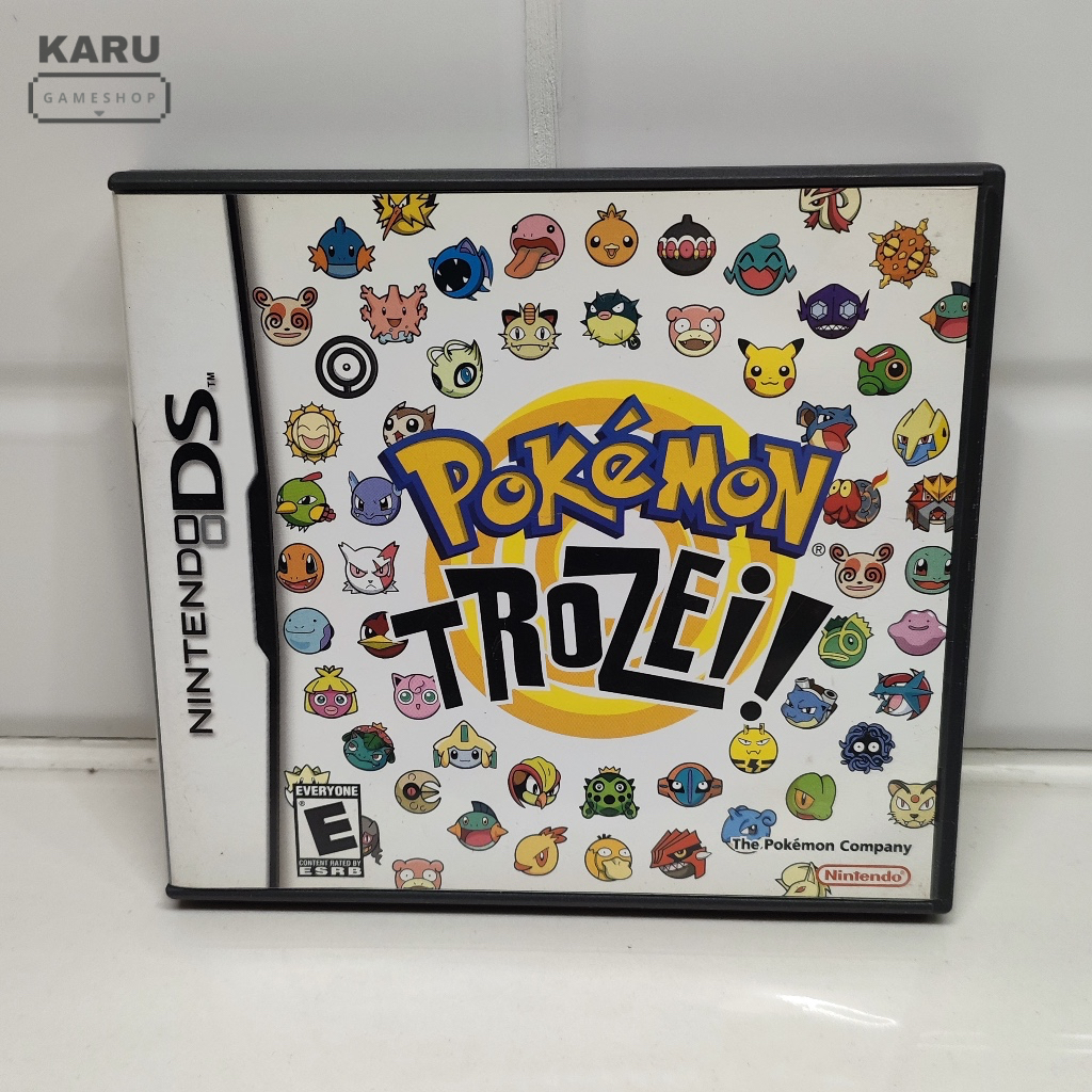 [พร้อมส่ง] มือ 2 แผ่นเกมส์ Nintendo DS : Pokemon Trozei ปกอังกฤษ
