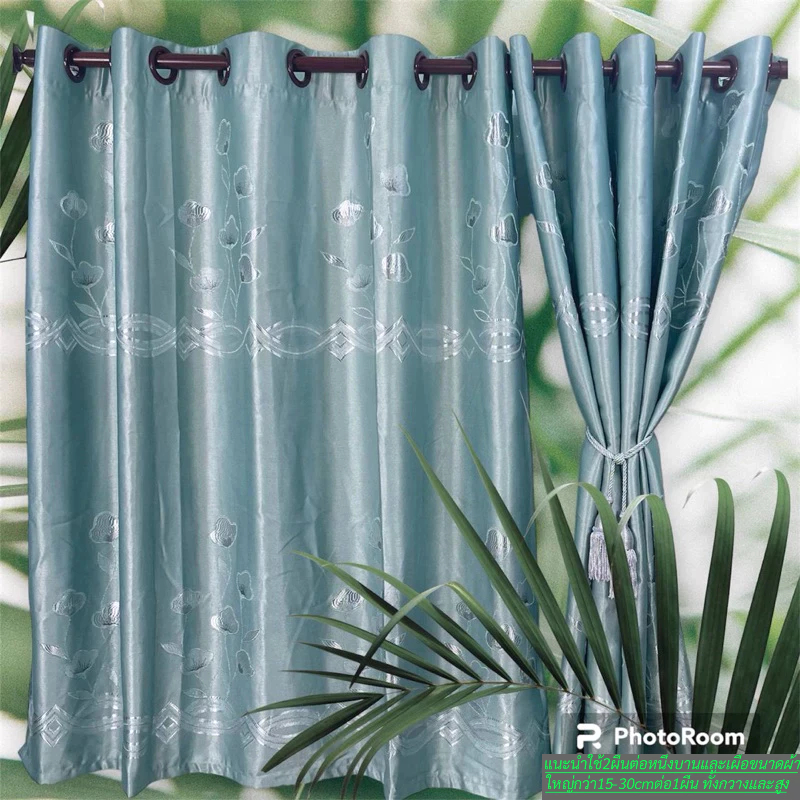 แนะนำ ผ้าม่าน ผ้าม่าน ผ้าม่านหน้าต่าง ลายวงกลมม่านประตูงกันแสง ห่วงตาไก่สำเร็จรุปเกรดAกันแสงยูวี90%-98%ลายวงกลม ราคาพิเศษ มีเก็บเงินปลายทาง