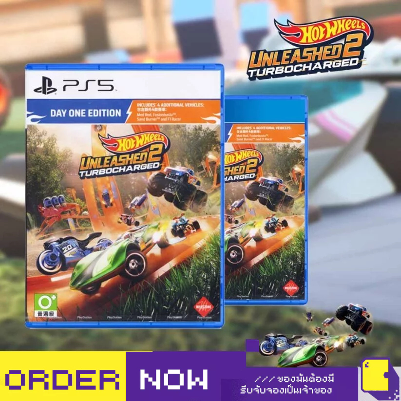[+..••] พร้อมส่ง | PS4 / PS5 HOT WHEELS UNLEASHED 2: TURBOCHARGED (เกม PlayStation™ 🎮)