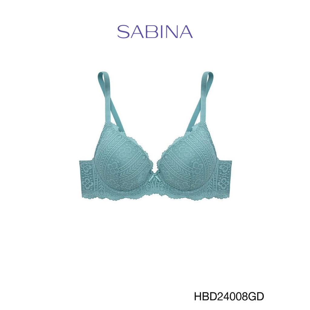 Sabina Habpy Perfect Bra Level 1 เสื้อชั้นใน  มีโครง รหัส HBD24008GD - สีเขียวเข้ม