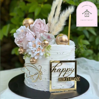 ป้ายปักเค้ก ป้ายปักเค้กวันเกิด ป้ายHBD ป้าย Happy Birthday ป…