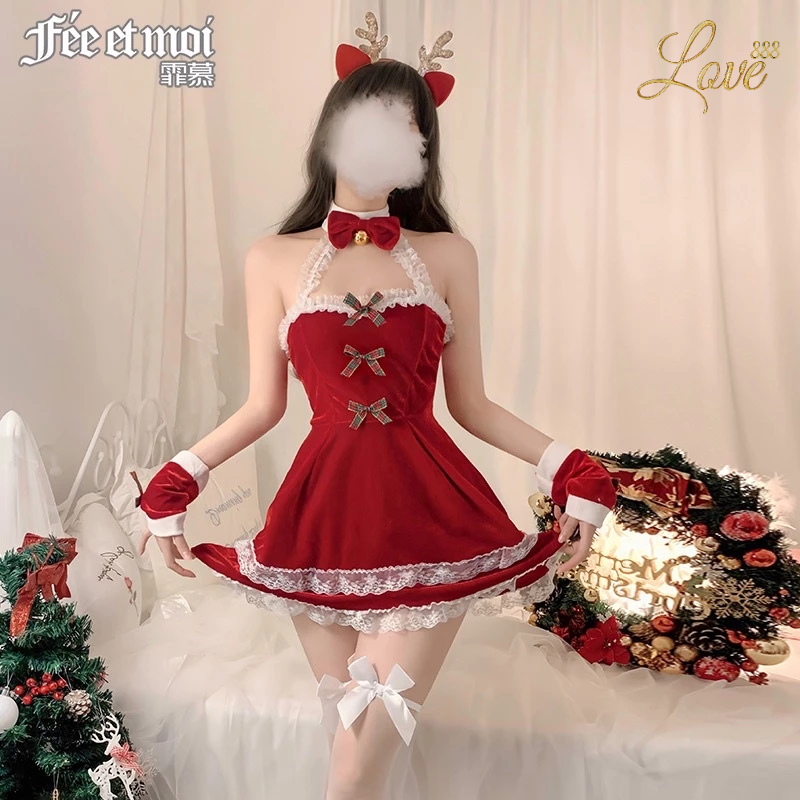 ชุดแซนตี้ คริสมาสต์ 🎄🎅🏻🎄 รุ่น Z6710 แอมเบอร์ ( Ya) ชุดคอสเพลย์ 🏆เกรดพรีเมี่ยมแท้  love888th