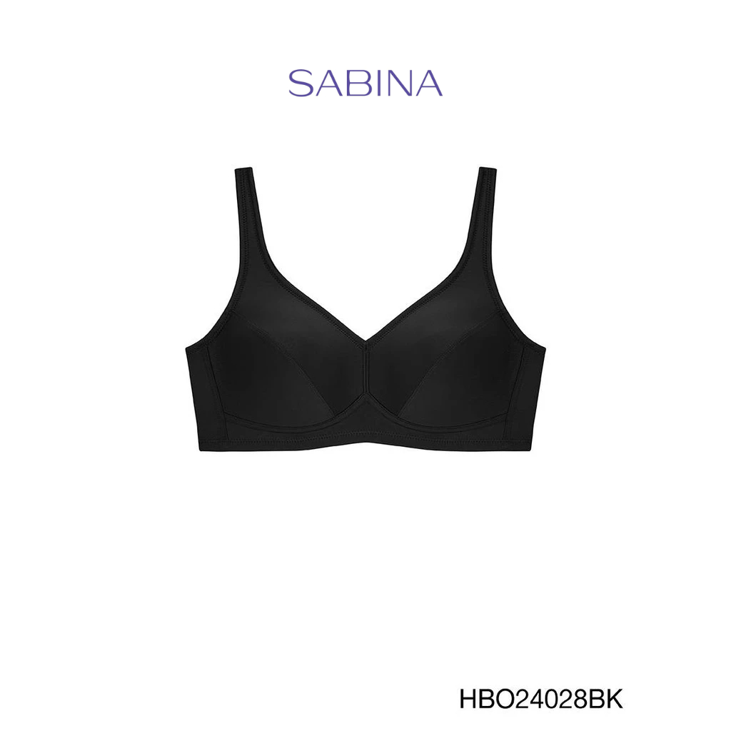Sabina Habpy Adult Level 1 เสื้อชั้นใน  ไร้โครง รหัส HBO24028BK - สีดำ