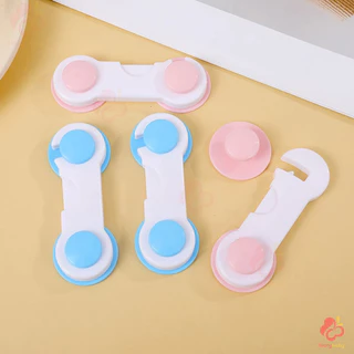 IVORYBABY ล็อคตู้เย็น ล็อกตู้เย็น ที่ล็อกตู้/โต๊ะ/ลิ้นชัก/ตู้เย็น ตัวล็อคตู้ อุปกรณ์ป้องกันเปิดลิ้นชัก ช่วยป้องกันไม่ให้