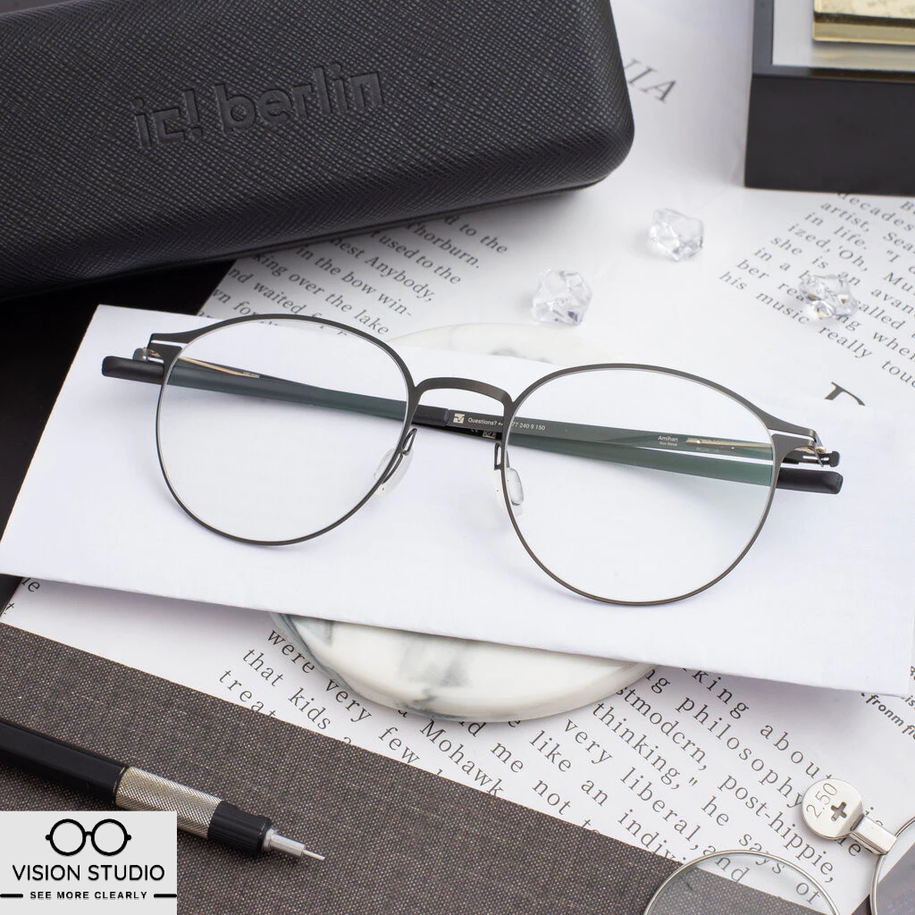 กรอบแว่น IC BERLIN Amihan Gunmetal