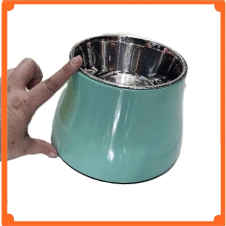 Sukina petto ชามอาหารสุนัข ชามแสตนเลส ชามยกสูง size S,M L มี 4สี  ชามสัตว์เลี้ยง  ชามแมว (สุกินะ เพ็ทโตะ) - รูปที่ 7