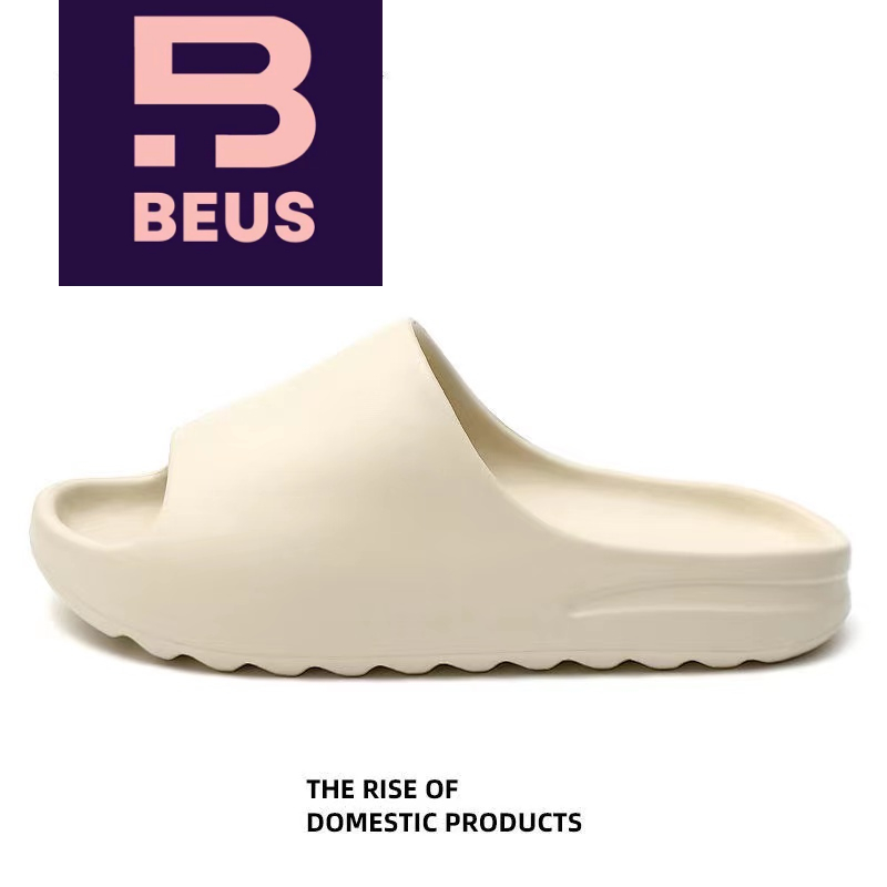 Beus รองเท้าแตะพื้นหยัก รุ่นcybp รองเท้าแตะลําลอง สําหรับผู้ชาย และผู้หญิง วัสดุ ยางpvc นุ่มนิ่ม ใส่