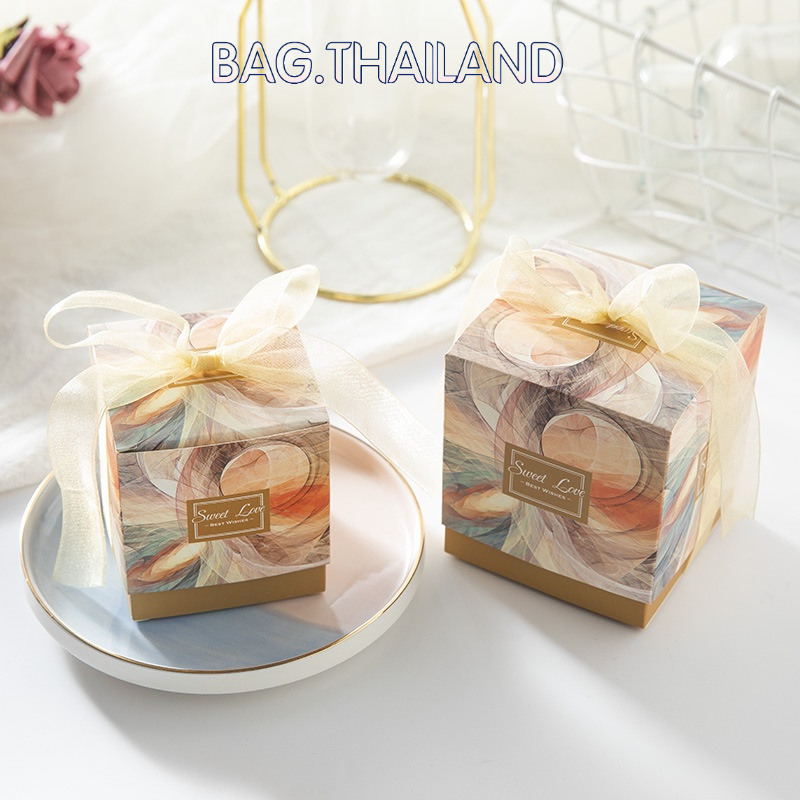 bag กล่องของขวัญ ของชำร่วย ทรง4เหลี่ยม