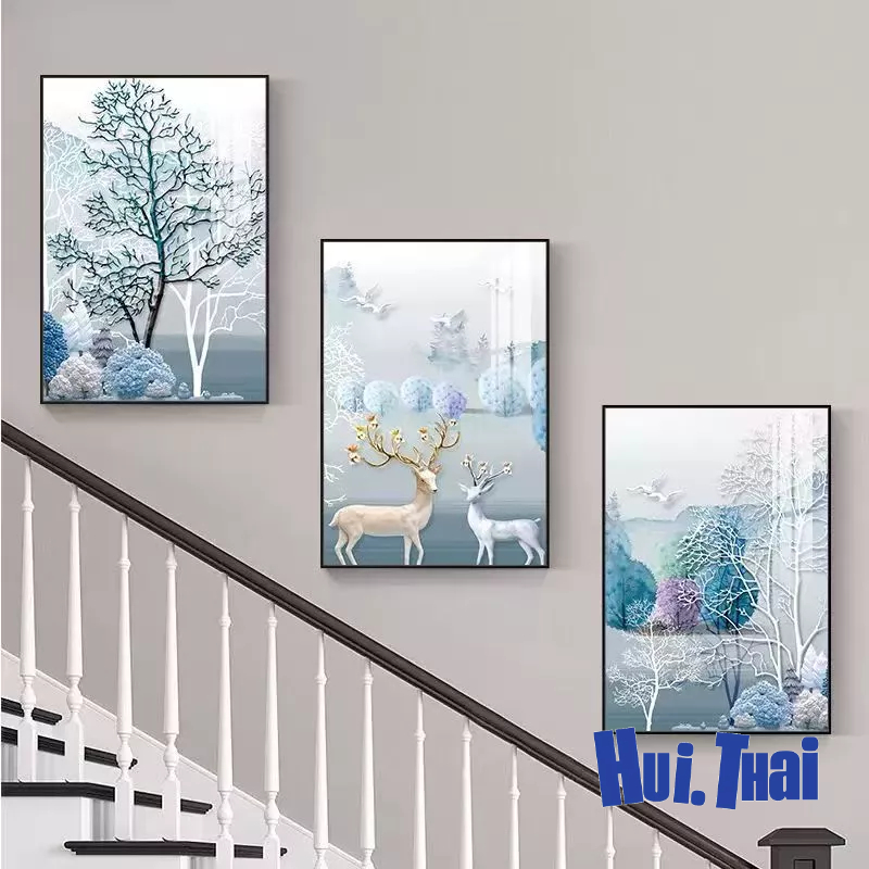 (Ready To ship) 3pcs/set Picture frame, mural picture, wall picture, floating frame, wall decoration