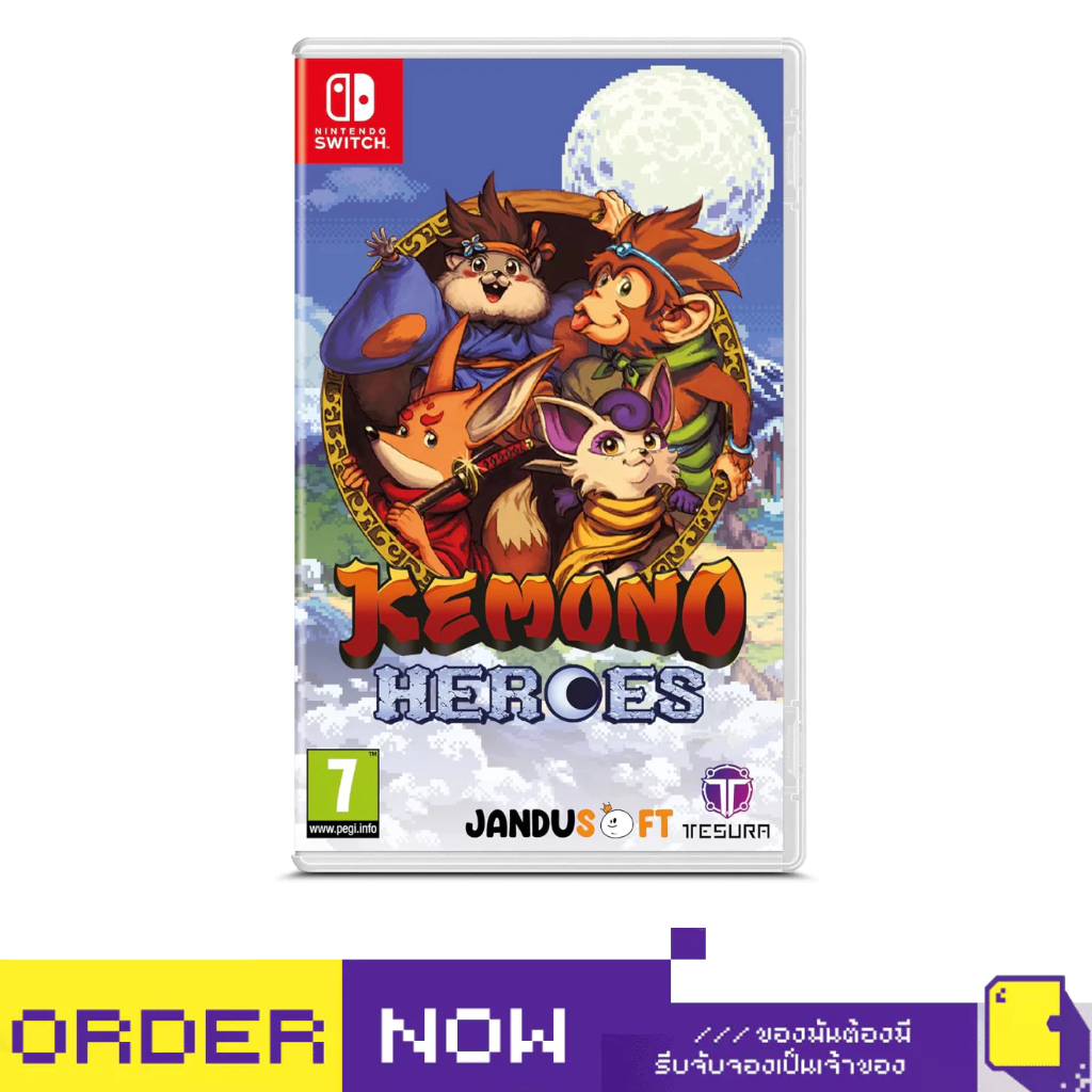 [+..••] พร้อมส่ง | NSW KEMONO HEROES (เกม Nintendo Switch™🎮)