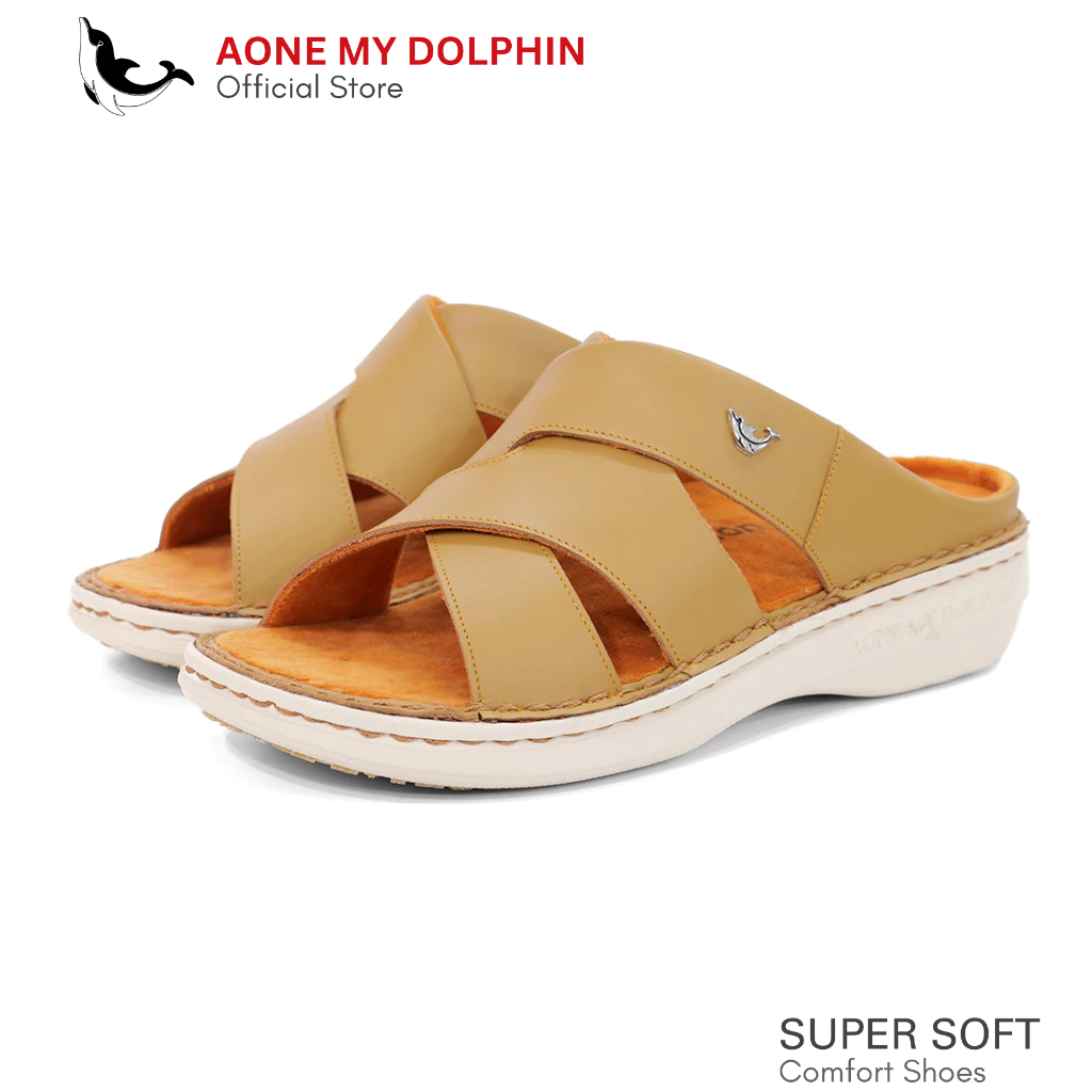 [ลิขสิทธิ์แท้] Aone My Dolphin รุ่นExtra D17 แบบสวม รองเท้าเพื่อสุขภาพ ช่วยบรรเทาภาวะรองช้ำและเท้าแบ
