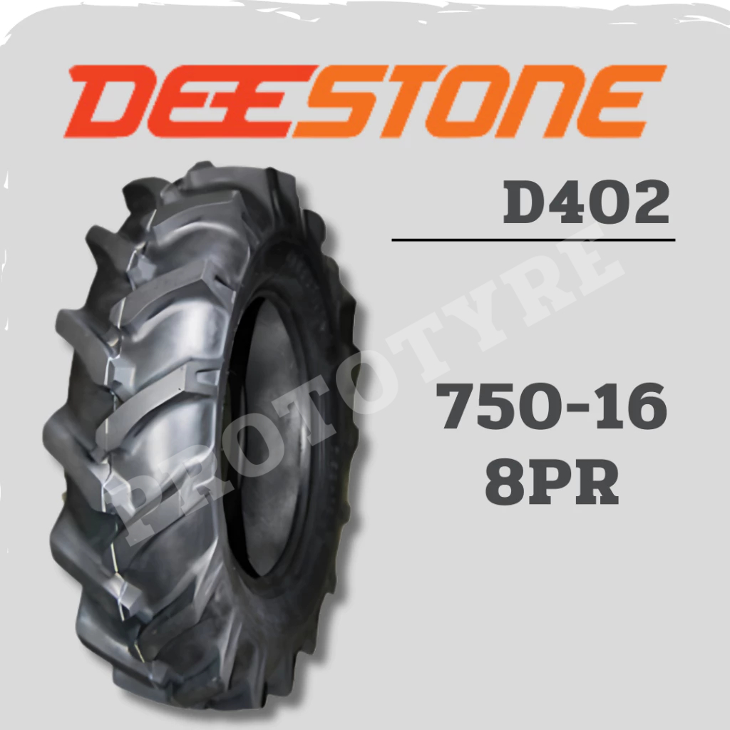 ยางรถไถ 7.50-16 8PR ยี่ห้อ DEESTONE รุ่น D402