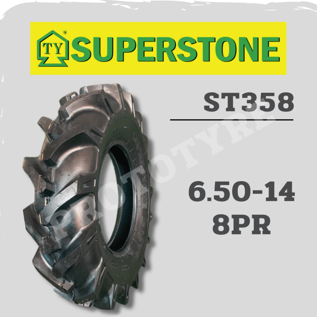 ยางรถไถ Superstone รุ่น ST358 ขนาด 6.50-14 8PR