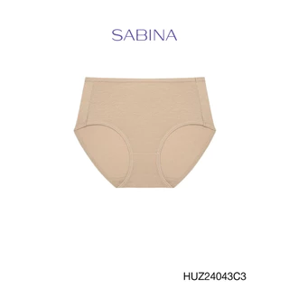 Sabina Habpy Panty กางเกงในทรงเอวสูงปานกลาง รหัส HUZ24043C3 - สีเนื้อเข้ม