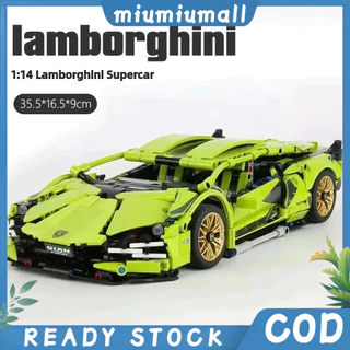 【ราคาถูก COD】1280pcs Lamborghin ตัวต่อ ของเล่นรถ 1:14ขนาดใหญ่ รถของเล่น ของเล่นเด็กผู้ชาย ของขวัญสําหรับเด็กผู้ช