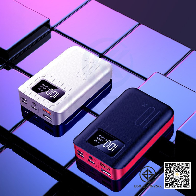 KKSKY Mini Powerbank FAST Charge ของแท้ ชาร์จเร็ว 10000mAh LED LCD พร้อมไฟฉาย แบตมือถือ แบตแท้100% แบตเตอรี่สำรอง