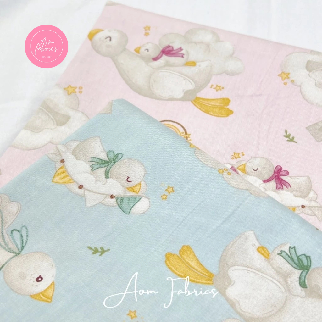 Aom Fabrics 🌷ผ้าคอตตอน 100% twill 64 นิ้ว No.834, 835, 836, 838, 839 เนื้อเนียนนุ่ม ผ้าเมตร ผ้านำเข้า พร้อมส่ง
