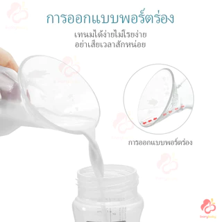 IVORYBABY ที่ปั้มนม กรวยปั๊มนมสูญญากาศ ปั้มนม พร้อมฝาปิด ขวดซิลิโคน ปั้มนมด้วยมือ กรวยปั้มนม