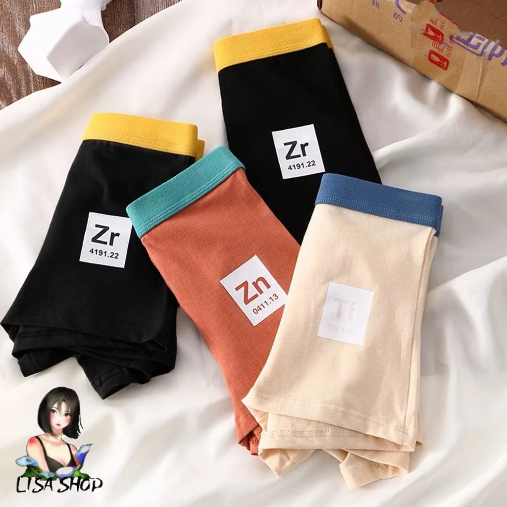 กางเกงในบ๊อกเซอร์ สีพื้นพลาสเทล ผ้านิ่ม กางเกงชั้นในชาย Boxer ระบายอากาศได้ดี A3200