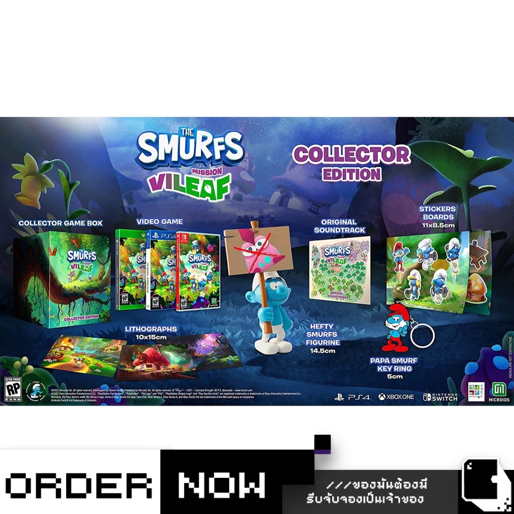 Nintendo Switch™ เกม NSW The Smurfs: Mission Vileaf [Collector S Edition] (By ClaSsIC GaME)