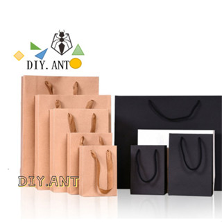 💐DIY💐ถุงกระดาษสีน้ำตาล ถุงกระดาษ   กระดาษหนา ใส่ของรับไหว้