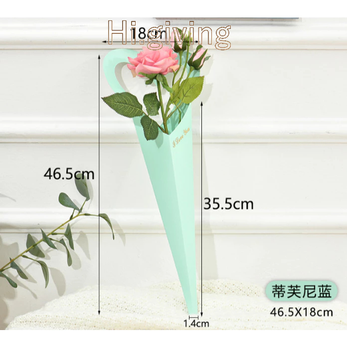 กล่องจัดดอกไม้ สำเร็จรูป DIY สําหรับใส่ช่อดอกไม้ วันวาเลนไทน์ ปิจฉิม  รุ่นหัวใจใหญ่ - รูปที่ 7