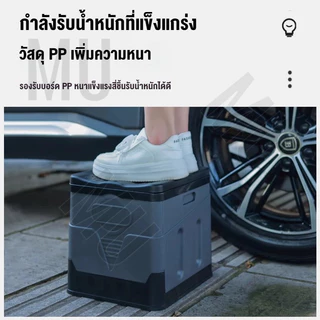 ห้องน้ําพับกลางแจ้งแบบพกพา - ถังส้วมในรถยนต์สําหรับตั้งแคมป์เดินป่าทริปชายหาดสะดวกและถูกสุขลักษณะ