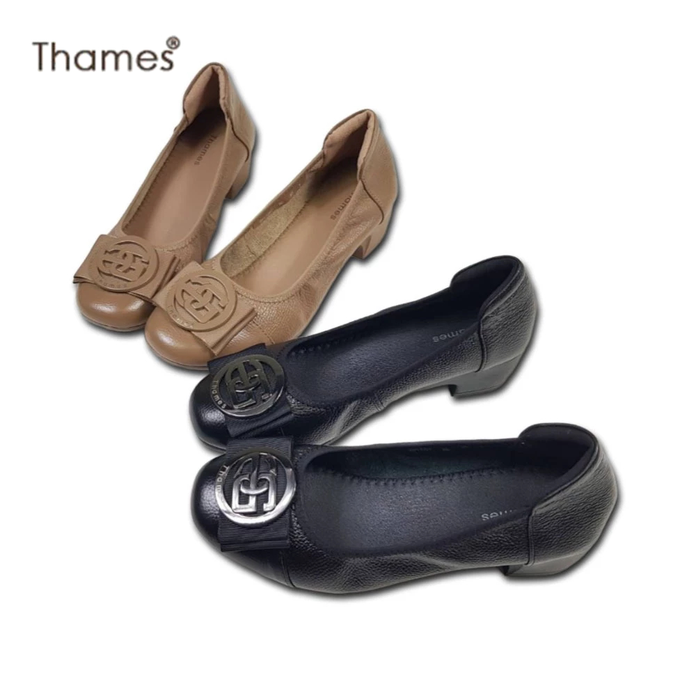 Thames(เทมส์) รองเท้าคัชชู รองเท้าใส่ทำงาน Shoes-TH41057